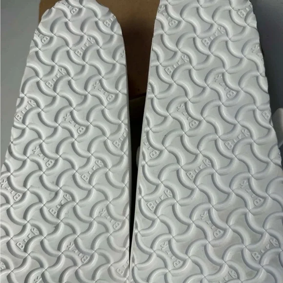 Birkenstock Boston Eva White Clogs Sz 46 Men Sz 13 Damaged - Picture 5 of 15